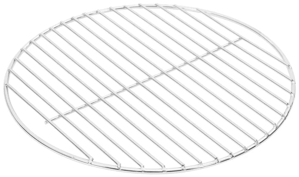 Grelha para churrasco redonda Ø34,5 cm aço inoxidável 304