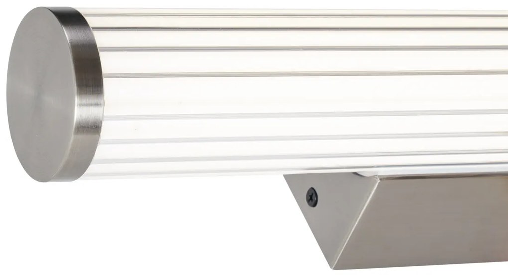 Aplique de Parede Retro Gunmetal 40,4cm Incl. LED IP44 - Coco