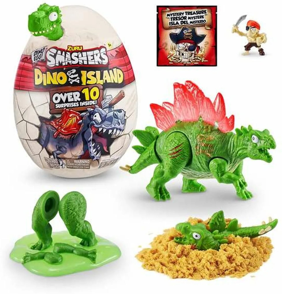 Ovo surpresa Bizak Zuru Smashers Island Dinossauro