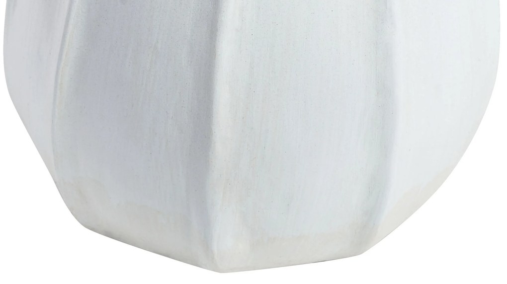 Terracota Jarro decorativo 30 Branco Creme KAMPAR Beliani