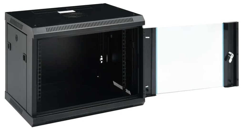 Armário bastidor de parede 9U 19" IP20 600x450x510 mm
