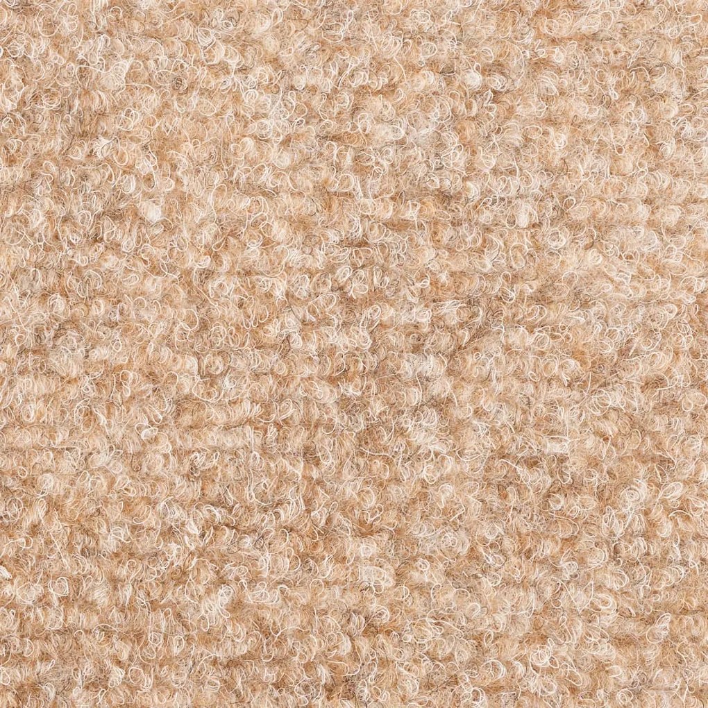Tapetes de escada adesivos 15 pcs 65x21x4 cm creme