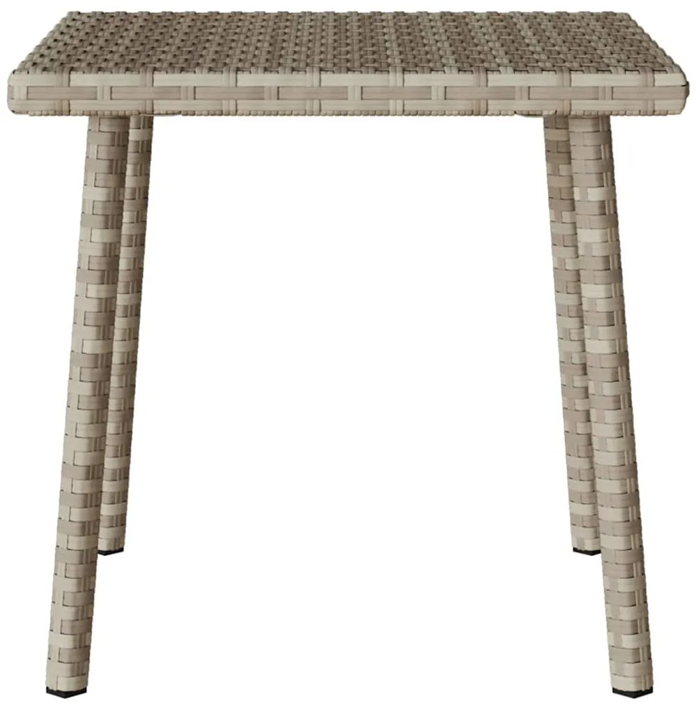 Mesa de centro de jardim retangular 40x40x37cm vime PE