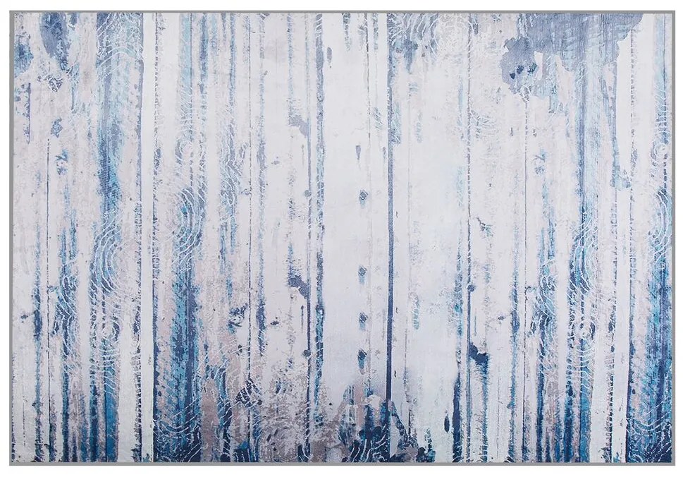 Tapete creme e cinzento 140 x 200 cm DALLICA Beliani