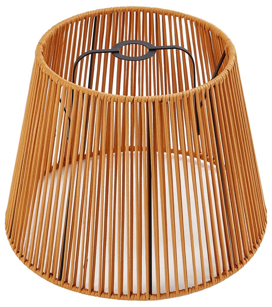 Abajur de exterior com corda laranja IP54 40/28/30 Japandi