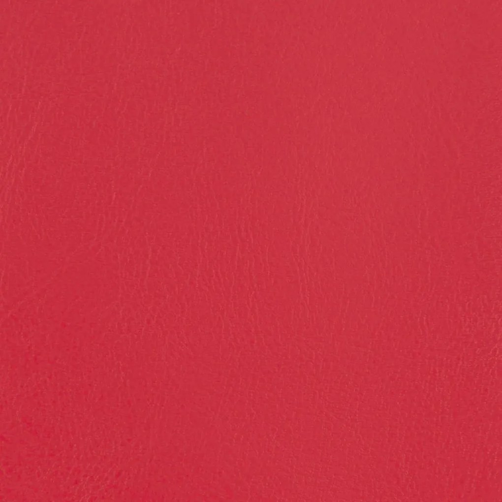 Poltrona couro artificial vermelho