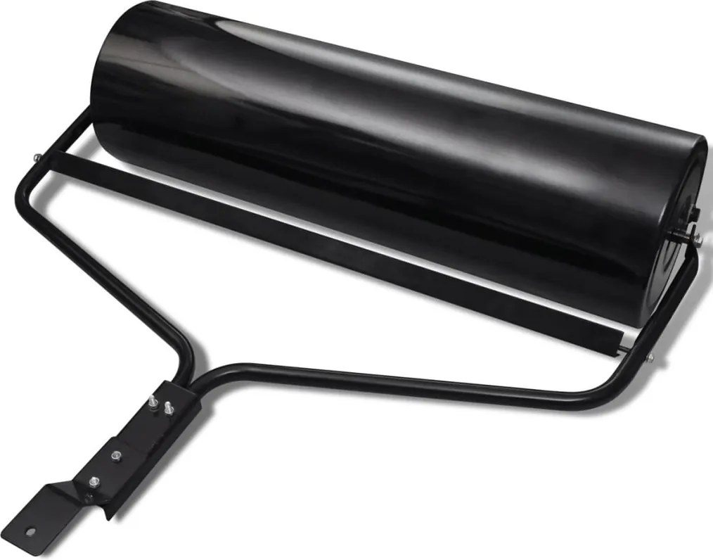 Rolo compressor para gramados Preto 68 L