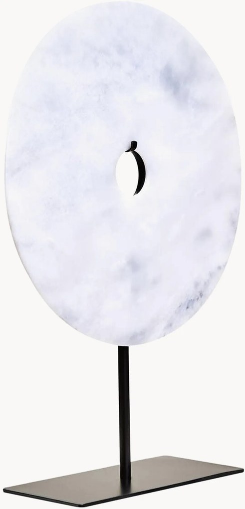 Escultura em disco de mármore artesanal Zoro