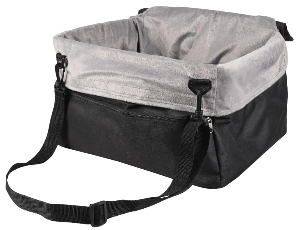 425400 FLAMINGO Cadeira de carro para cães Ula 41x36x25 cm cinzento