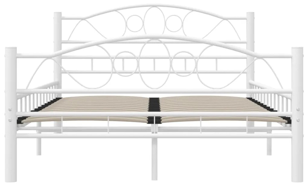 Estrutura de cama 120x200 cm metal branco