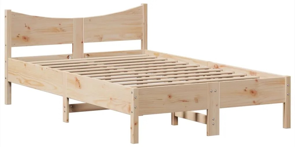 Cama sem colchão 135x190 cm madeira de pinho maciça