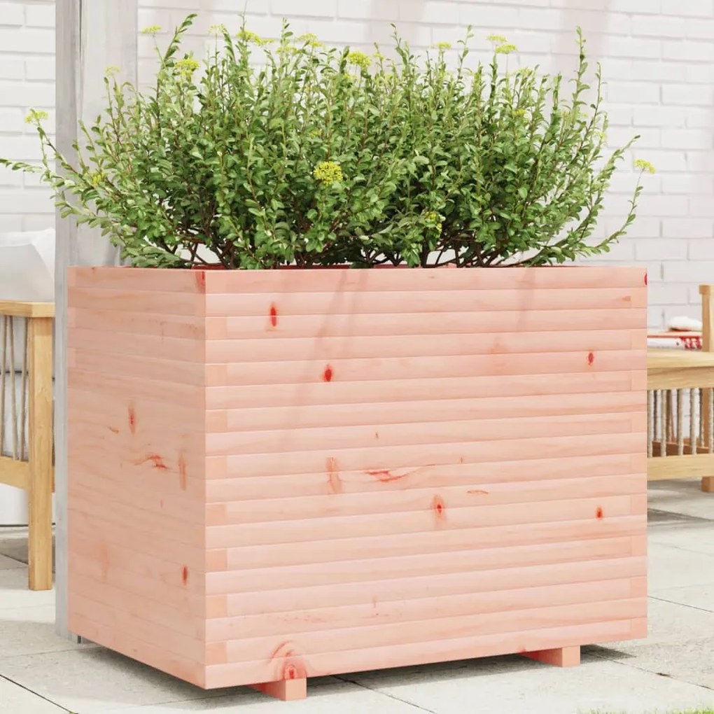 vidaXL Vaso/floreira de jardim 90x60x72,5 cm madeira de douglas maciça