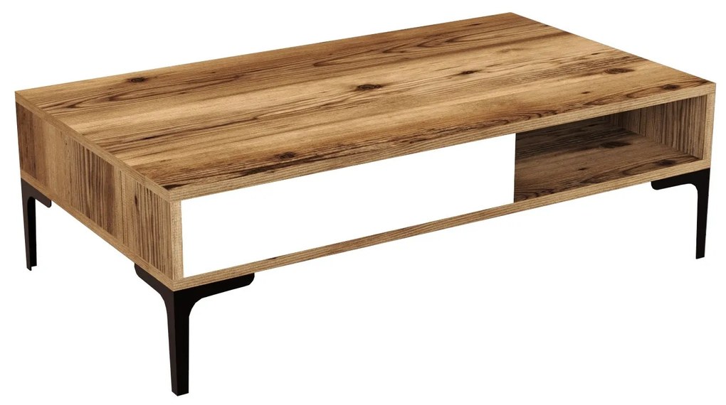 Mesa de Centro Istanbul – Nogueira Branca – 105x32,6x60 cm