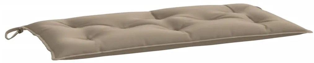 Almofadões banco jardim 2 pcs tecido oxford cinza-acastanhado