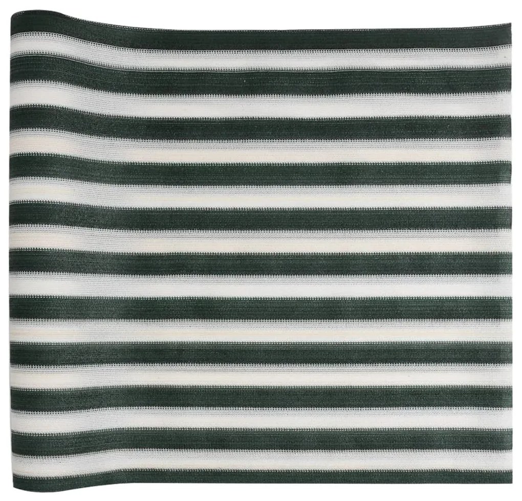 Rede ocultação p/ privacidade PEAD 195g/m² 1,8x25m verde branco