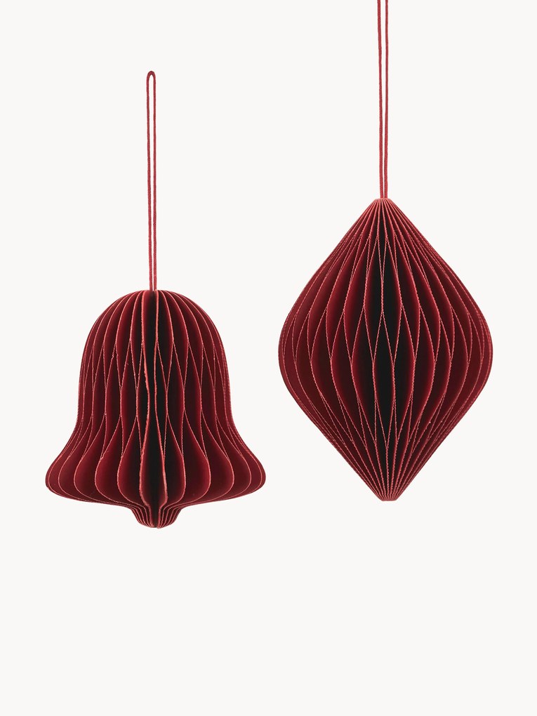 Ornamentos de Natal Christmas Mix, conjunto de 2