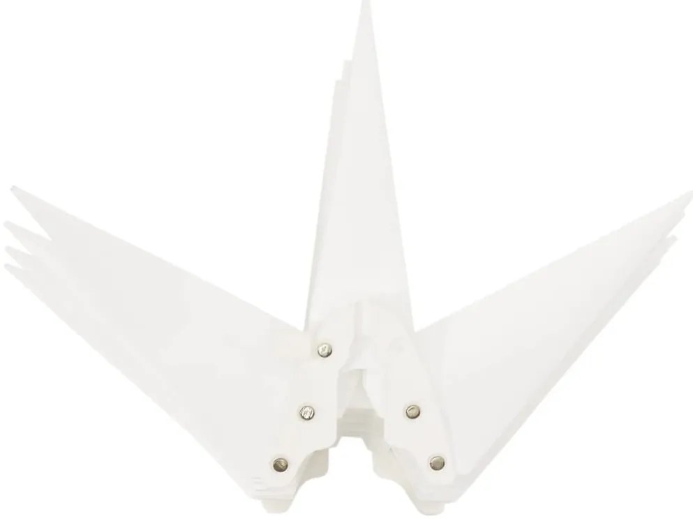 Luz de Natal com estaca LED dobrável 57 cm branco