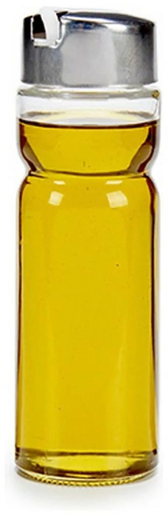 Galheteiro Prateado Transparente Cristal (165 ml)