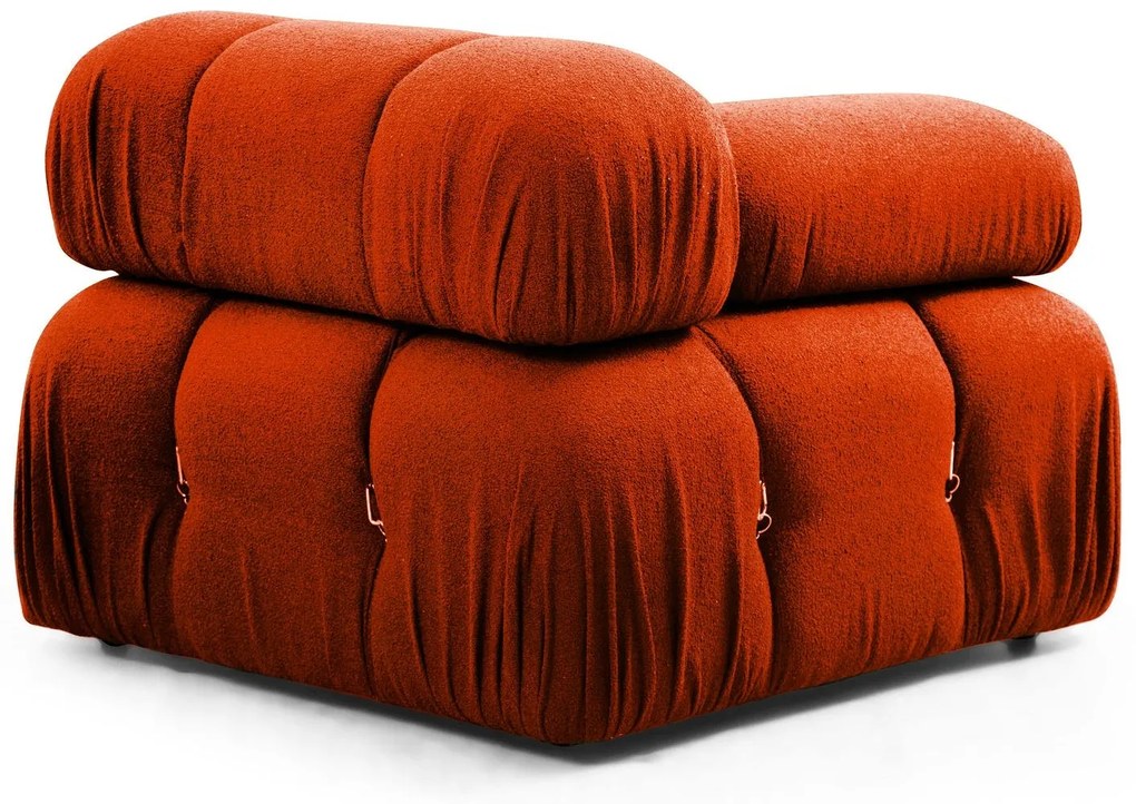 Sofá de Canto Bubble – Vermelho Telha – 288 cm x 190 cm