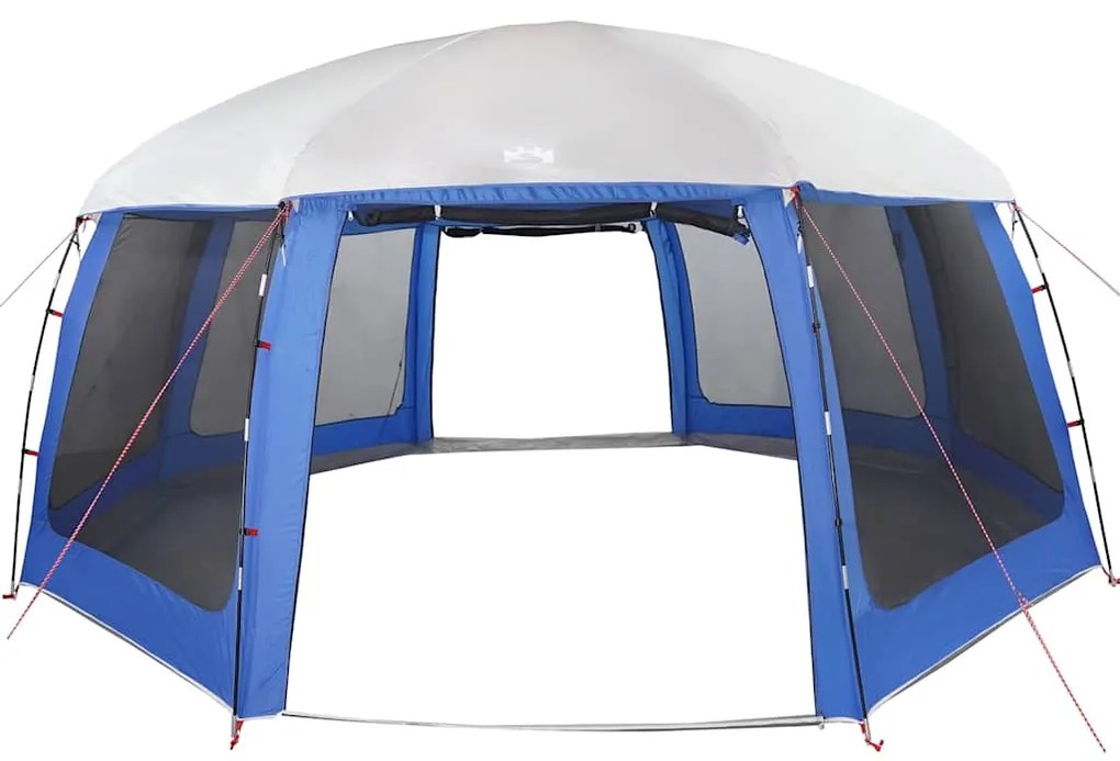 Tenda para piscina com mosca amovível e paredes de rede