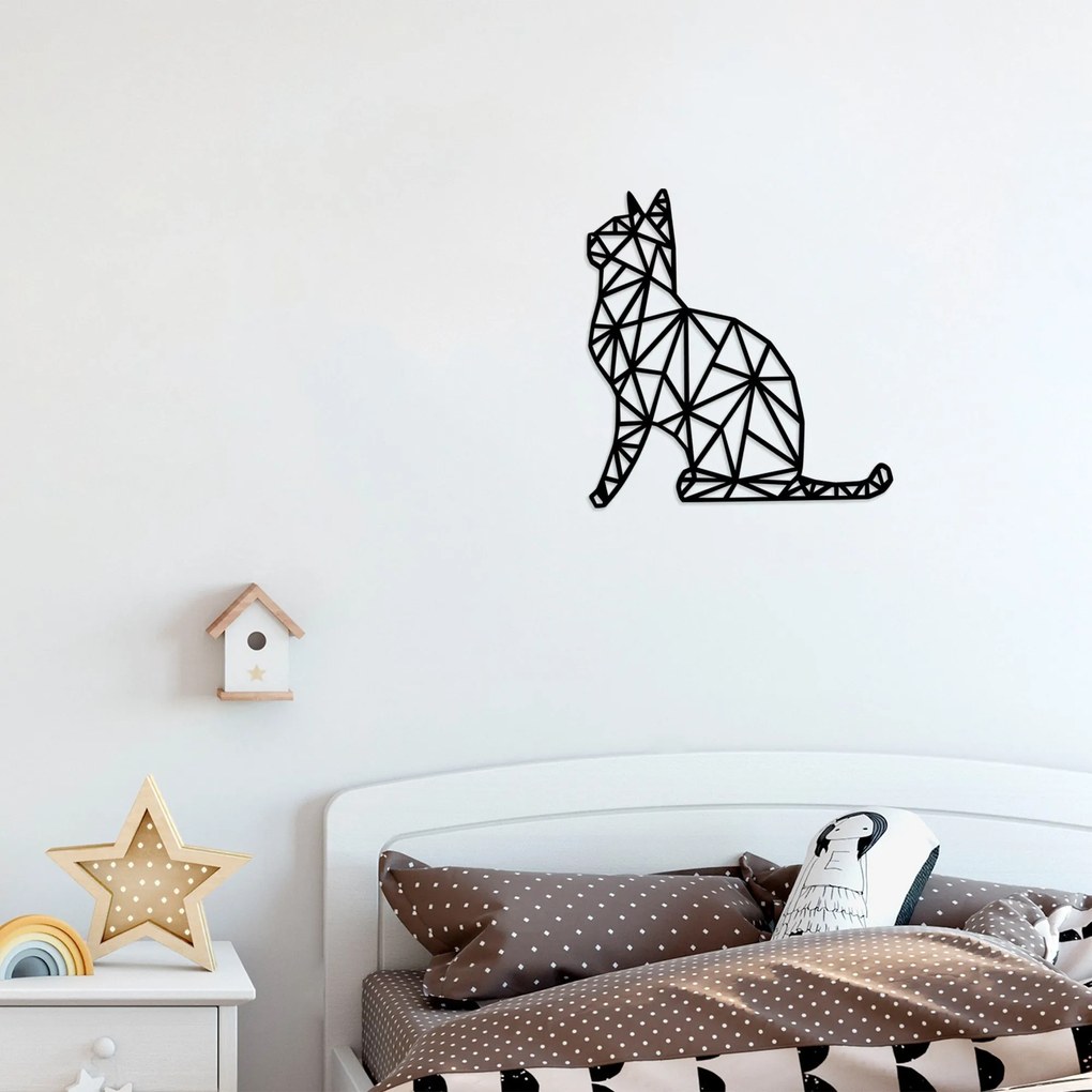 Acessório Decorativo de Parede Kedi – Preto – 35 x 46 cm