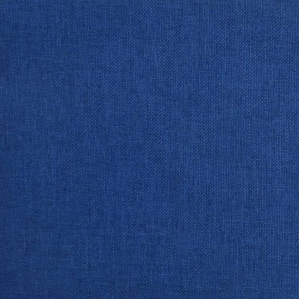 Banco de bar giratório tecido azul