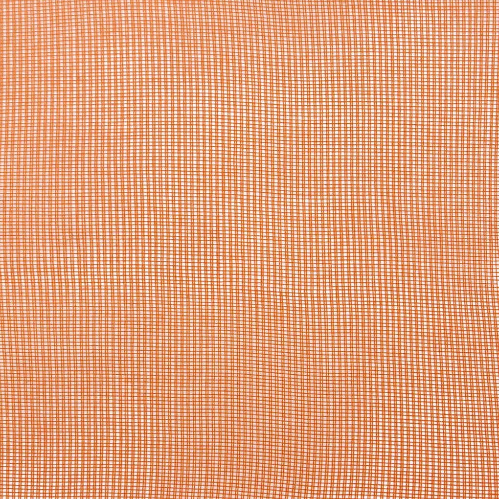 Cortinas de voile com ilhós 2 pcs terracota