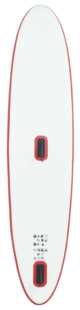 Prancha de Paddle SUP com Vela e Remo - 330cm - Vermelho e Branco