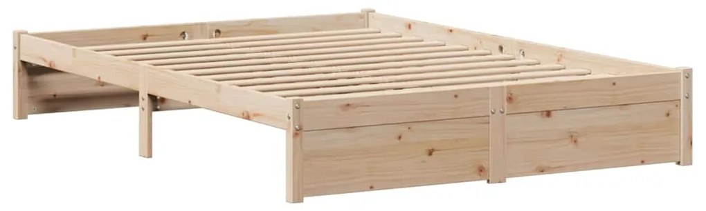 Cama sem colchão 160x200 cm madeira de pinho maciça