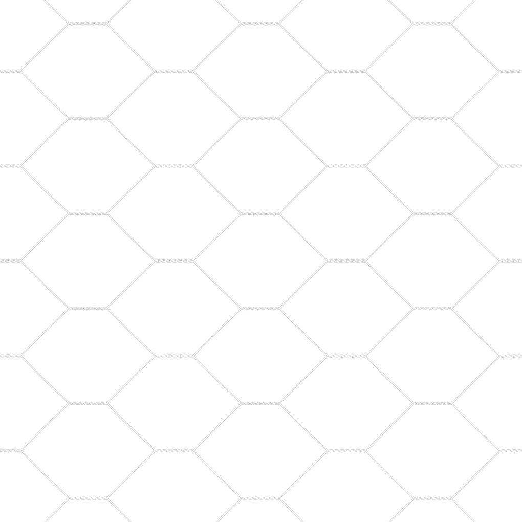 Cerca Hexagonal vidaXL 0.5x100 m Aço Galvanizado, Postes de Cerca vida