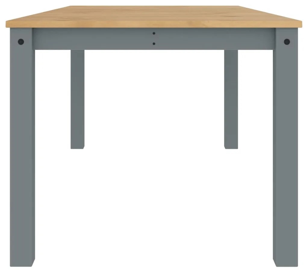Mesa de jantar Panama 180x90x75 cm pinho maciço cinzento