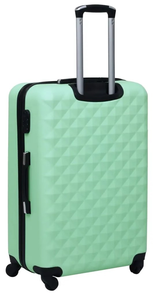 Conjunto de tróleis estojo rígido 2 pcs ABS verde hortelã