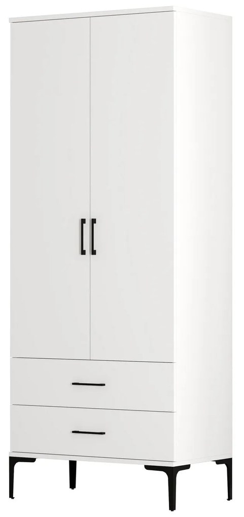 Guarda-Roupa Kumsal T – Branco – 80 cm x 47,5 cm x 201,4 cm