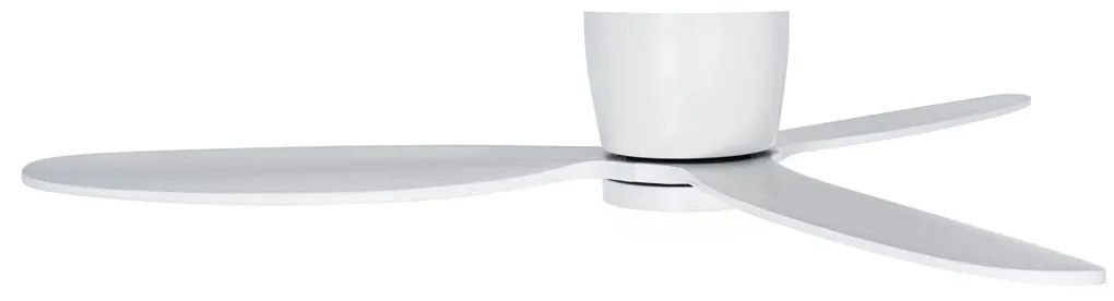 Ventilador de teto branco incl. LED com controle remoto - Sofio Design