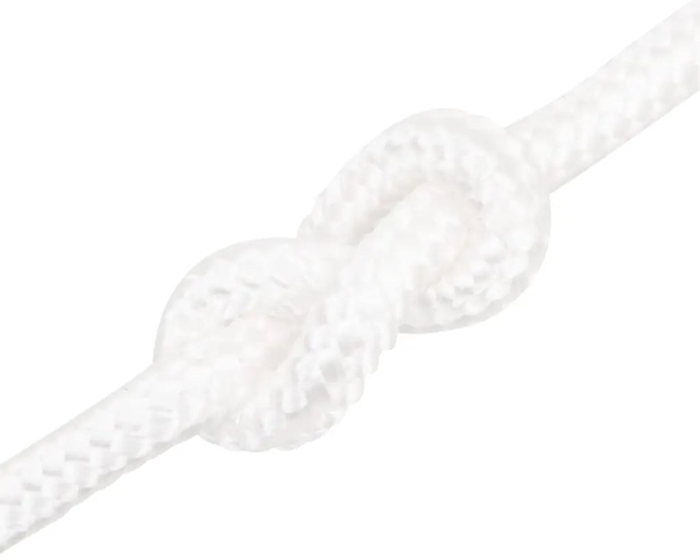 Corda de barco 16 mm 250 m polipropileno branco completo
