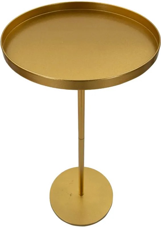 Mesa Doha - Metal Dourado - 51X100 Cm