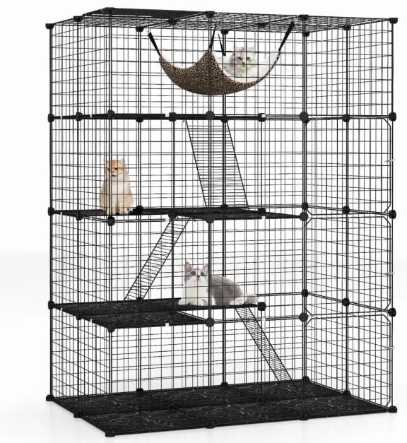 Pequena árvore para gatos, tema de frutas fofas, 100 cm, árvore para gatos com cesto giratório, postes de arranhar de sisal