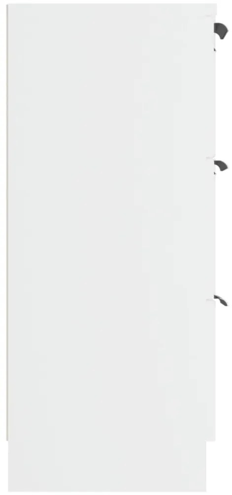 Aparador 60x30x70 cm derivados de madeira branco