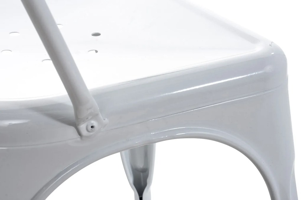 Conjunto de 4 cadeiras Benedikt 44 x 89 x 48 cm Branco