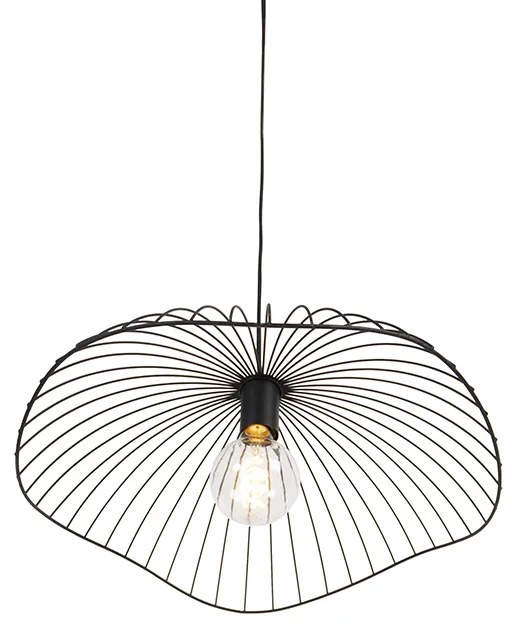 Candeeiro de suspensão design preto 50 cm - Pua