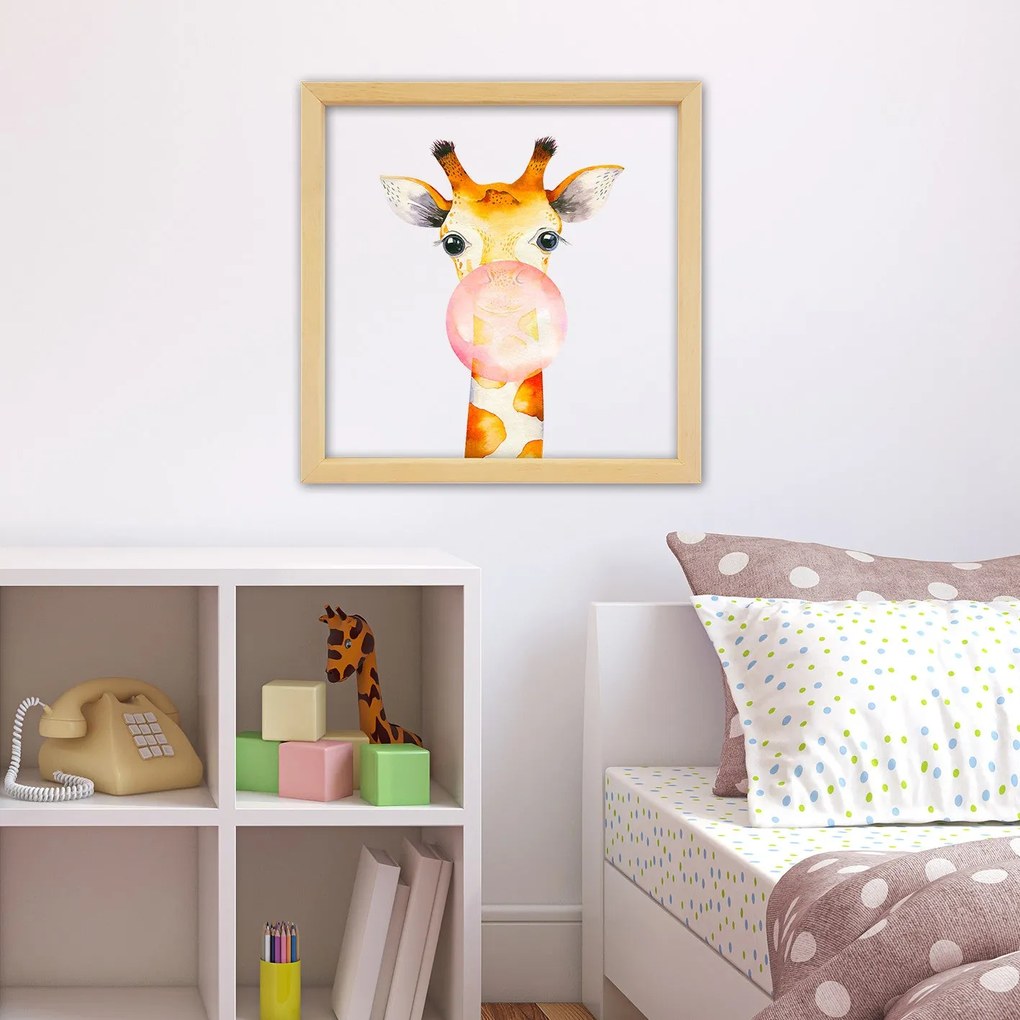 Quadro Decorativo emoldurado Cam13855653232 – Multicolor – 32 x 32 cm