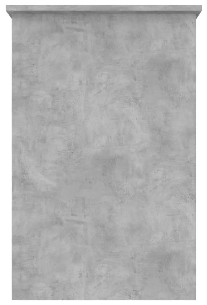 Secretária 100x50x76 cm contraplacado cinzento cimento