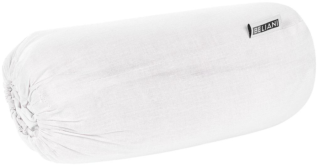 Lençol-capa em algodão branco 90 x 200 cm JANBU Beliani