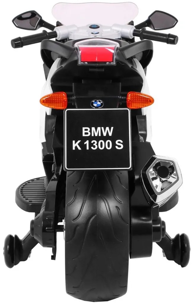 Mota elétrica para Crianças 12V BMW K1300S, Rodas Espuma EVA Branca