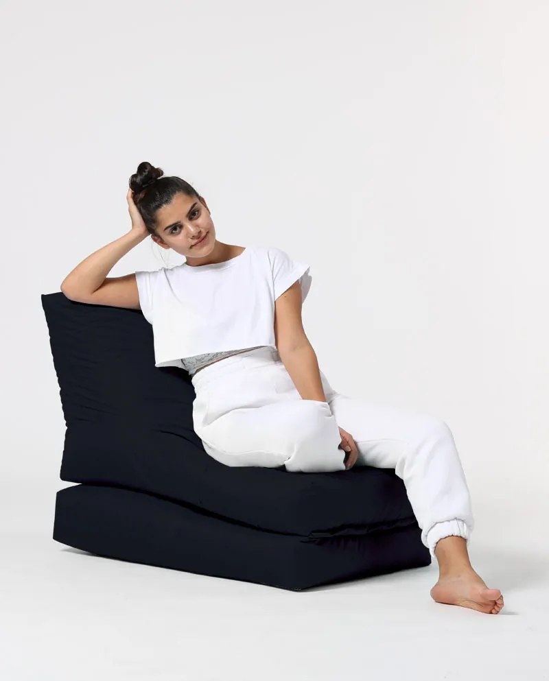 Pufe de Jardim Siesta Sofa Bed – Preto – 55x40x180 cm | Tribo Home