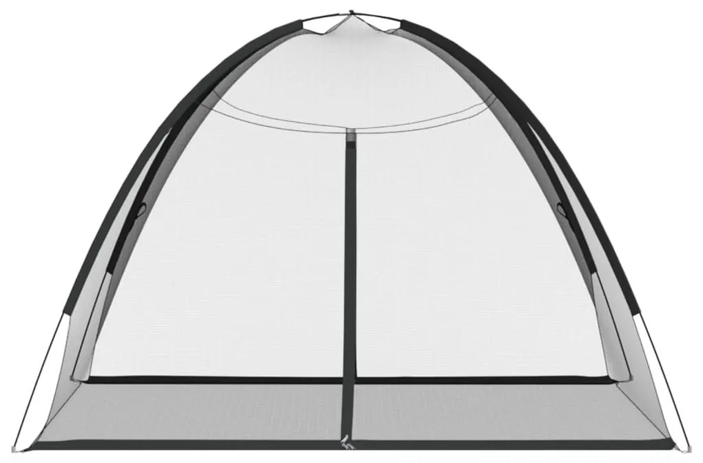 Rede mosquiteira com portas malha 220 200x180x135 cm preto