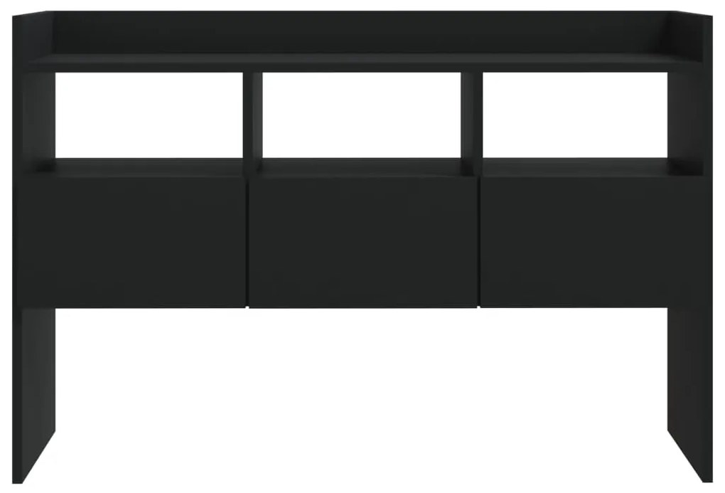 Aparador 105x30x70 cm derivados de madeira preto