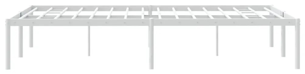 Estrutura de cama de metal 120x190 cm branco