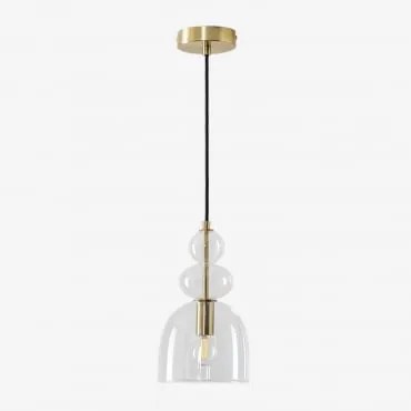 Lâmpada De Teto Suspensa Em Cristal Bezany Transparente - Sklum