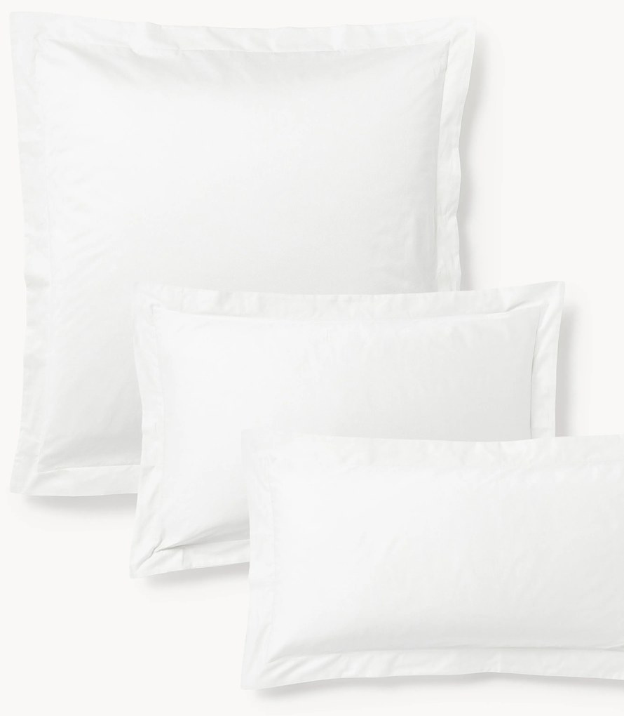 Fronha de almofada em cetim de algodão Premium